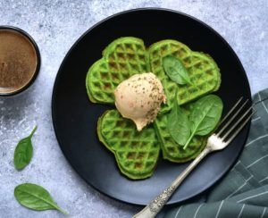 spirulina negli waffle = colazione/merenda proteica