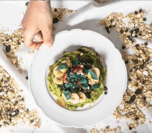 pancake proteici alla spirulina