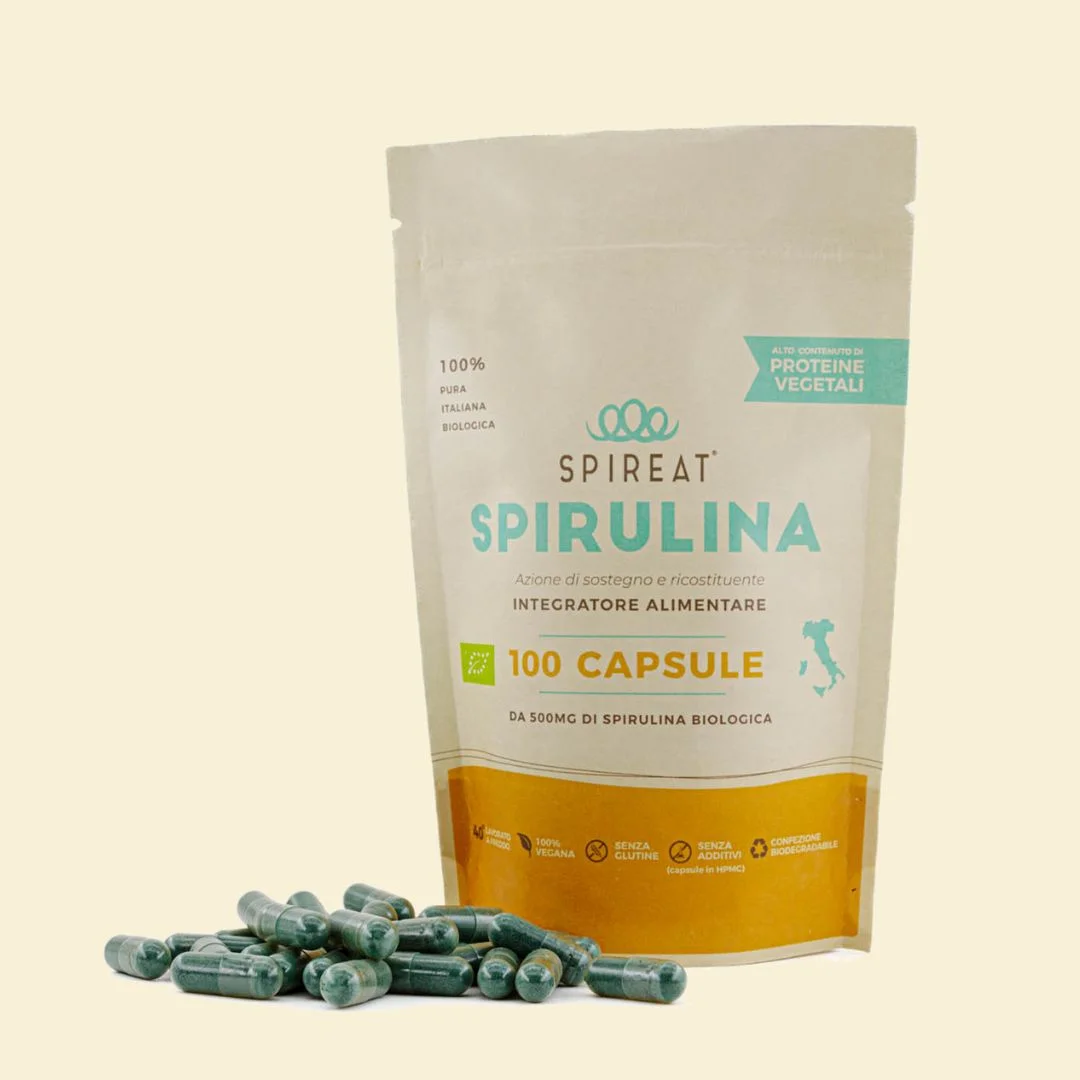 capsule di spirulina italiana pura e biologica