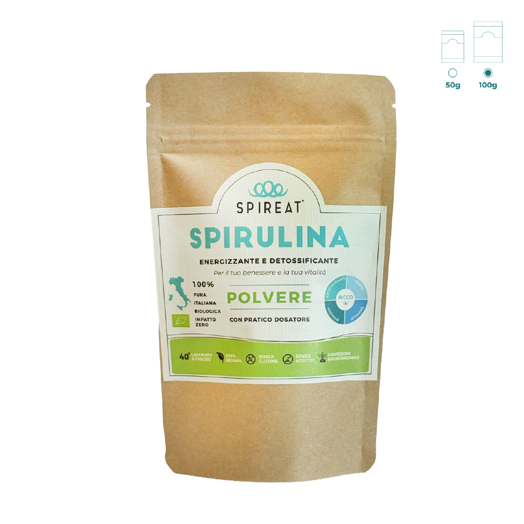 alghe spirulina in polvere - bio