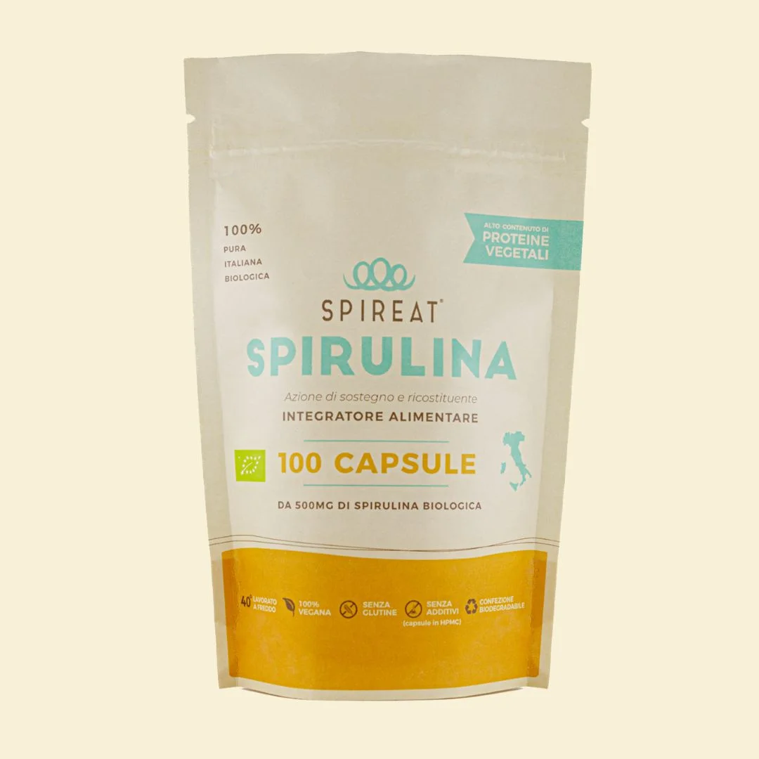 capsule di spirulina italiana pura e biologica