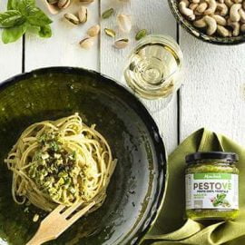 pesto vegano con spirulina