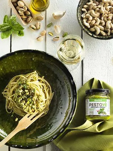 pesto vegano con spirulina