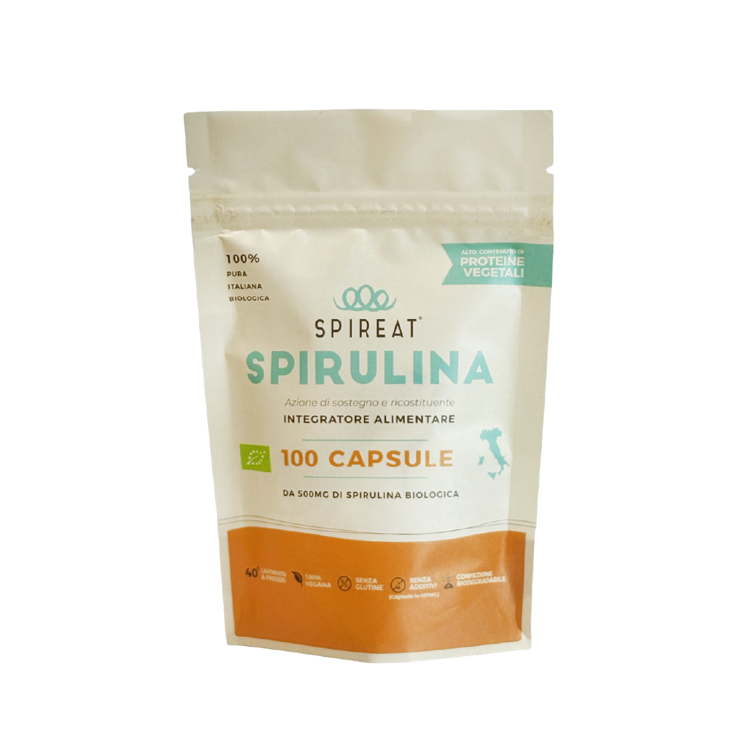 capsule di spirulina italiana pura e biologica